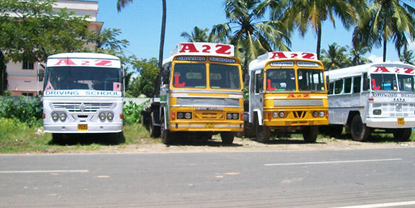 road roller driving school | trailer driving school